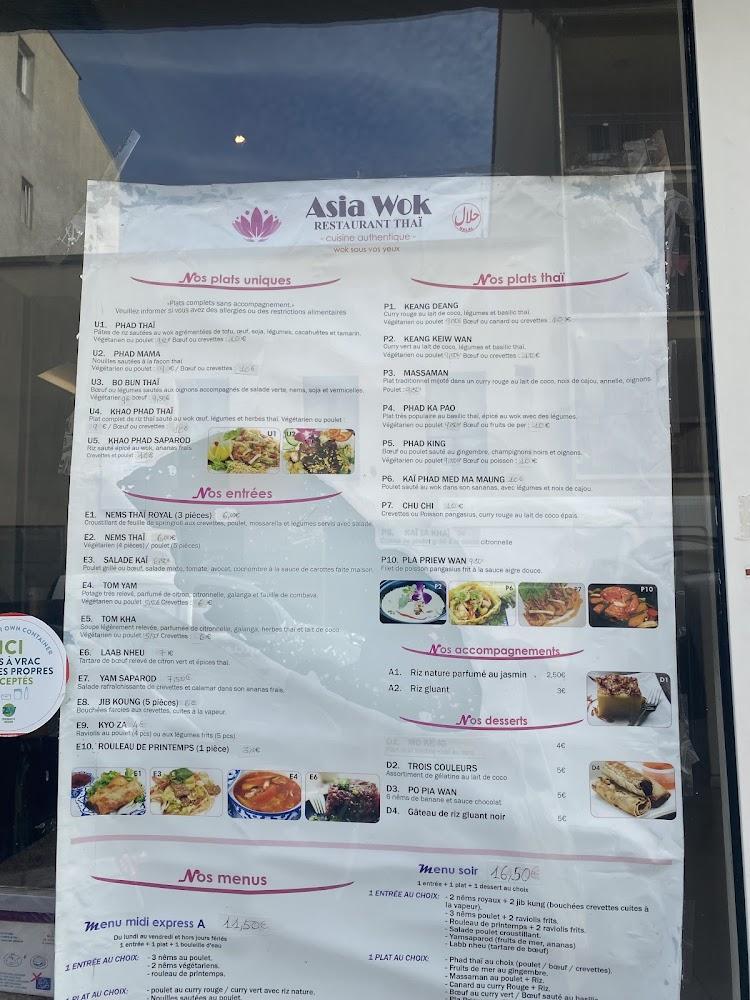 Asia wok - Menu Image 1